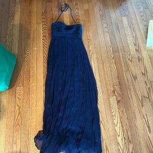 Amsale Halter dress with tieback